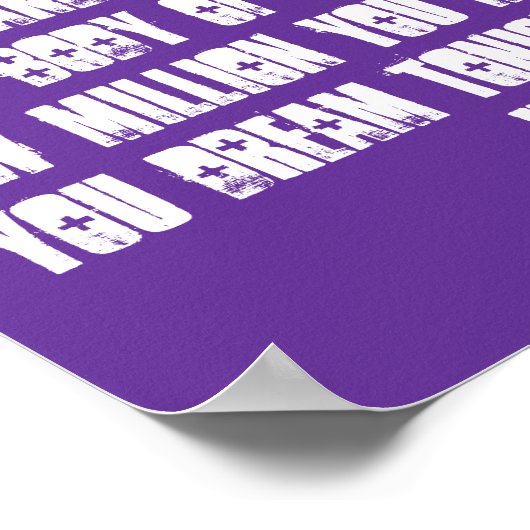 Treppe nicht poster (Ecke)