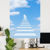 Treppe Poster (Heimbüro)