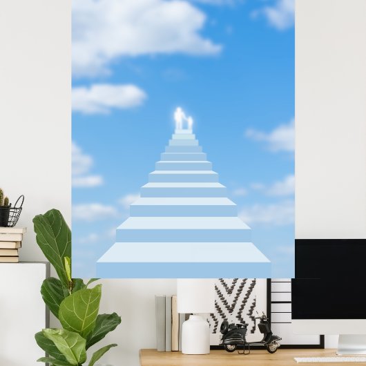 Treppe Poster (Heimbüro)