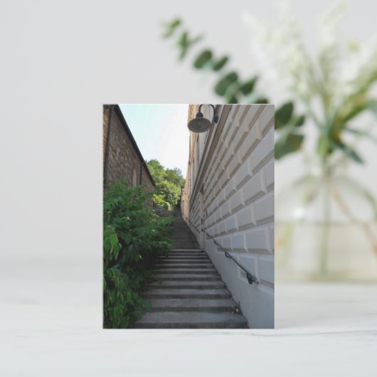 Treppe Postkarte (Stehend Vorderseite)