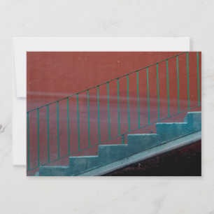 Treppe und Geländer Stillleben Dankeskarte