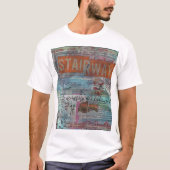 TREPPE: VISUELLES POETRY COLLAGE GEMISCHTES MEDIA- T-Shirt (Vorderseite)