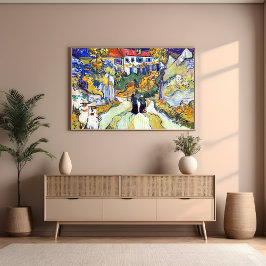 Treppe von Auvers durch Vincent Van Gogh Art Poster