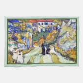 Treppe von Auvers durch Vincent Van Gogh Geschirrtuch (Horizontal)