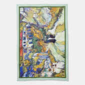 Treppe von Auvers durch Vincent Van Gogh Geschirrtuch (Vertikal)