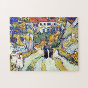 Treppe von Auvers durch Vincent Van Gogh Puzzle