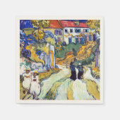 Treppe von Auvers durch Vincent Van Gogh Serviette (Vorderseite)