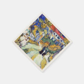 Treppe von Auvers durch Vincent Van Gogh Serviette (Ecke)