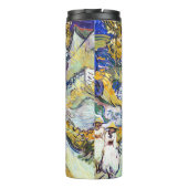 Treppe von Auvers durch Vincent Van Gogh Thermosbecher (Rückseite)