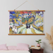 Treppe von Auvers durch Vincent Van Gogh Wandteppich Mit Holzrahmen (Schlafzimmer)