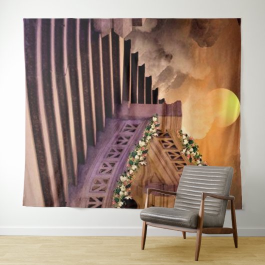 Treppe Wandteppich (Beispiel (Horizontal))