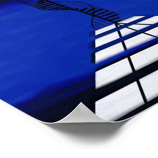 Treppe zu dem Ort Poster (Ecke)