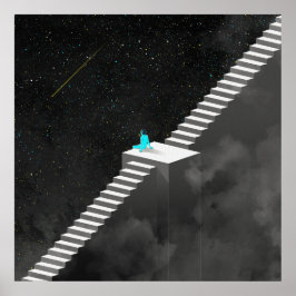 Treppe zu den Sternen Poster