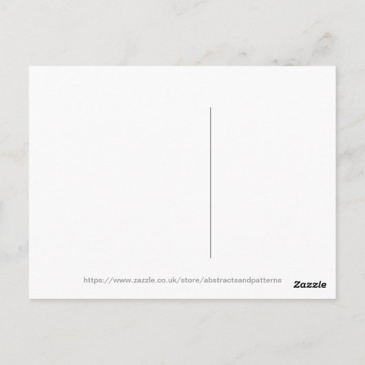 Treppe zu Träumen Fantasy Fraktal Postkarte (Rückseite)