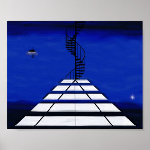 Treppe zu wo poster