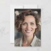 Treppe zum Heaven Angel Beileid Foto Vielen Dank Dankeskarte (Rückseite)