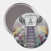 Treppe zum Heaven-Foto Magnet (Vorderseite/Rückseite)