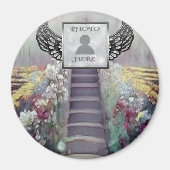 Treppe zum Heaven-Foto Magnet (Vorne)