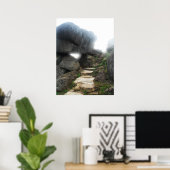 Treppe zum Himmel Gerahmte Printwerbung Poster (Heimbüro)