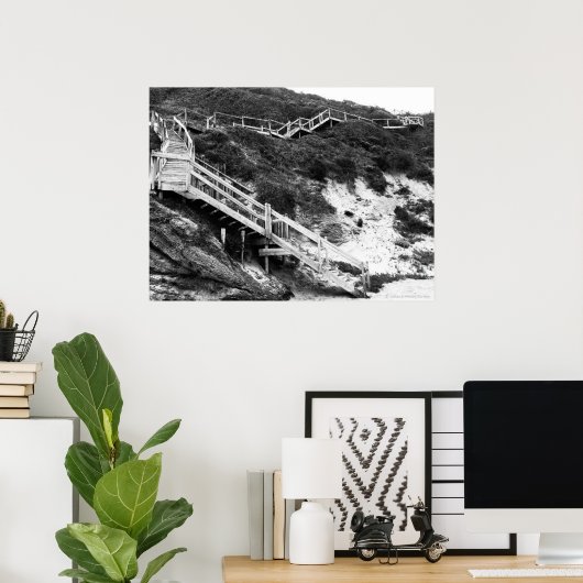 "Treppe zum Himmel" JTG Art Poster (Heimbüro)