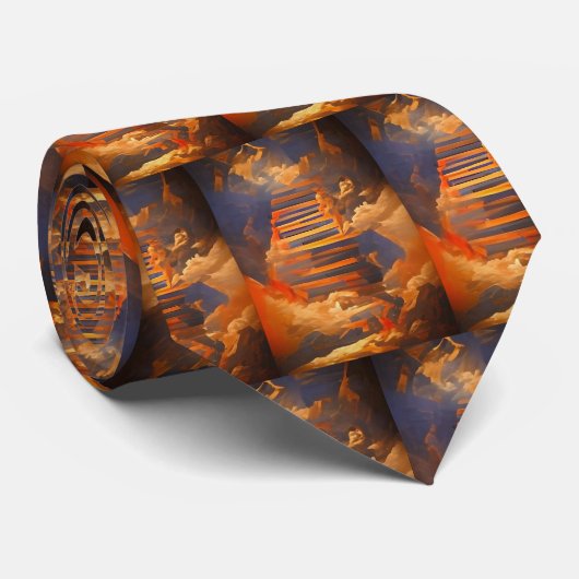 Treppe zum Himmel Krawatte (Gerollt)