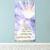 Treppe zum Himmel Leinwanddruck (Insitu (Holzboden))