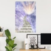 Treppe zum Himmel Poster (Heimbüro)