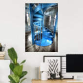 Treppe zum Himmel Poster (Heimbüro)