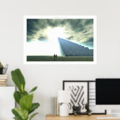Treppe zum Himmel Poster (Heimbüro)