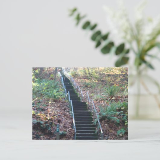 Treppe zum Himmel Postkarte (Stehend Vorderseite)