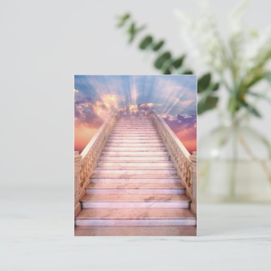 Treppe zum Himmel Postkarte (Stehend Vorderseite)