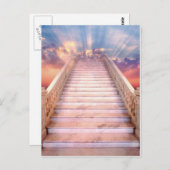 Treppe zum Himmel Postkarte (Vorne/Hinten)