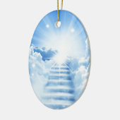 Treppe zum Himmel Verlust geliebt ein Weihnachten Keramik Ornament