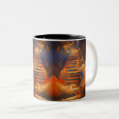 Treppe zum Himmel Zweifarbige Tasse (VorderseiteRechts)