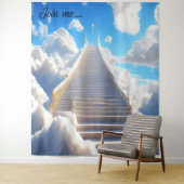 Treppe zum Hintergrund des Paradies Wandteppich (Beispiel)