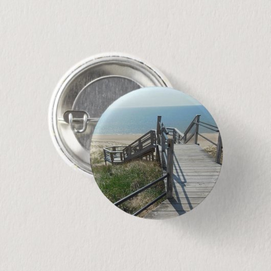 Treppe zum Paradies Button (Vorne & Hinten)