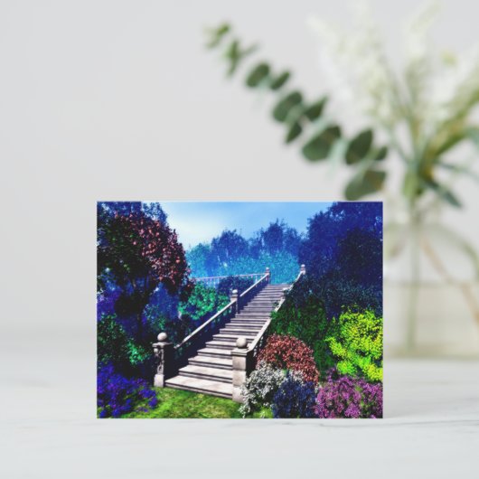 Treppe zum Paradies Postkarte (Stehend Vorderseite)