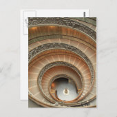 Treppe zum Vatikanischen Museum Postkarte (Vorne/Hinten)