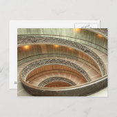 Treppe zum Vatikanischen Museum Postkarte (Vorne/Hinten)