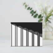 Treppe zur optischen Illusion Postkarte (Stehend Vorderseite)