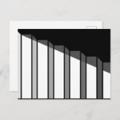 Treppe zur optischen Illusion Postkarte (Vorne/Hinten)