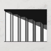 Treppe zur optischen Illusion Postkarte (Vorderseite)