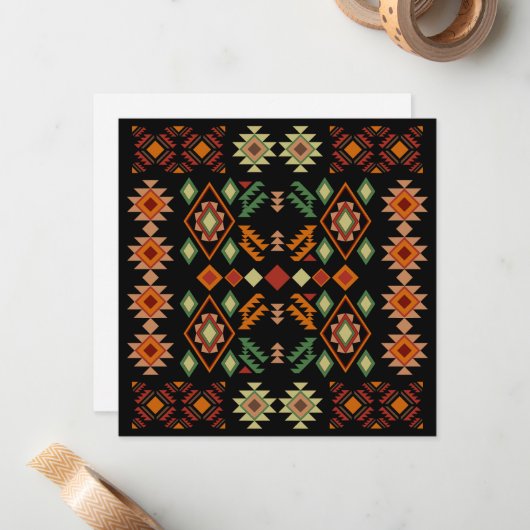 Treppe zur südwestlichen Kunstszene Mitteilungskarte (Vorderseite/Rückseite Beispiel)