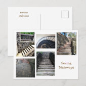 Treppen 2 postkarte (Vorne/Hinten)