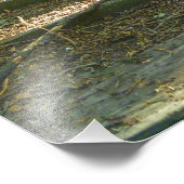 Treppen bis zum Wald Fotodruck (Ecke)