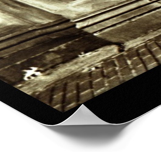 Treppen des Zentralparks Poster (Ecke)