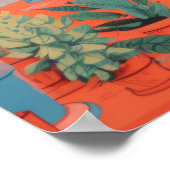 Treppen im Grünen: Die Naturtreppe Poster (Ecke)