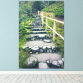 Treppen im Park Leinwanddruck (Insitu (Holzboden))