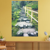 Treppen im Park Leinwanddruck (Insitu (Wohnzimmer))