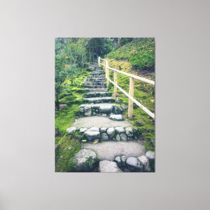 Treppen im Park Leinwanddruck